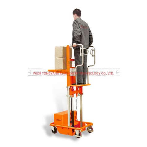 Hydraulic Platform Lift Electric Mobile Order Picker Semi Electric