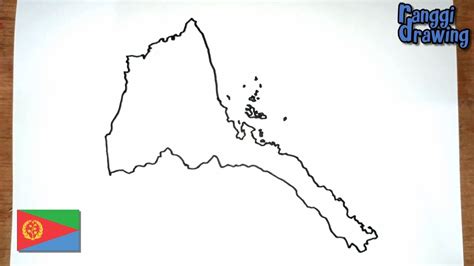 How To Draw Map Of Eritrea Youtube