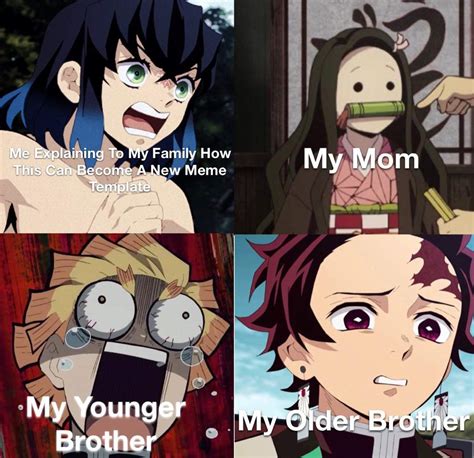 New Meme Template Demon Slayer Kimetsu No Yaiba Amino