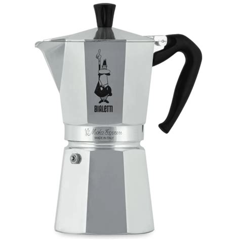 BIALETTI Moka Express Clucking Coffee Maker 18 Personal Inox IPon