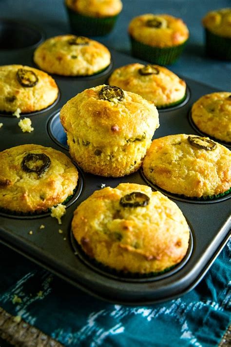 Easy Jiffy Jalapeno Cheddar Cornbread Muffins Must Love Home