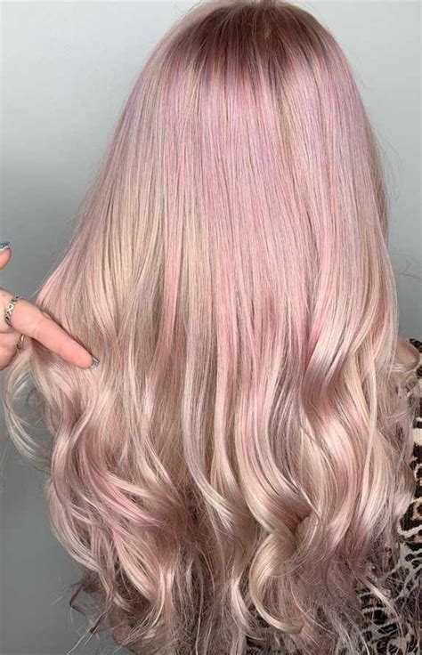 Pink Strawberry Blonde Hair Dye