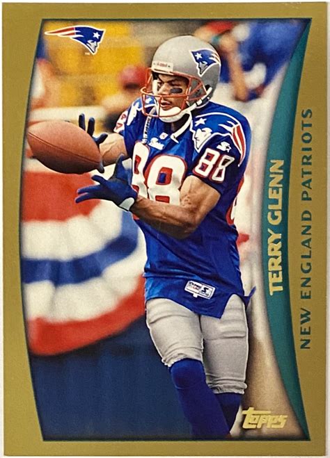 Terry Glenn 1998 Topps New England Patriots Football Card – KBK Sports