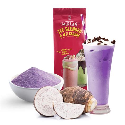 Yam Taro Ice Blended Frappe Powder Gfb Food