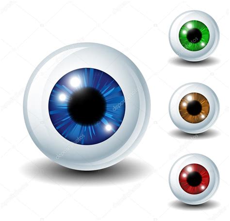 Juego De Ojos Vector De Stock Por Helioshammer