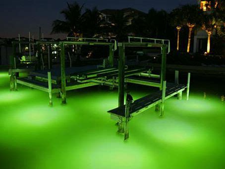 Underwater Dock Lights Greenglowdocklight Dock Lighting Marine