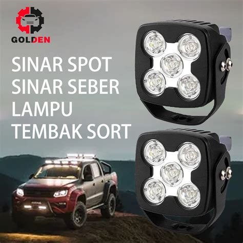 Lampu Tembak 5 Mata Spot Sebar Light 50watt Lamp Kerja Lamp Sorot