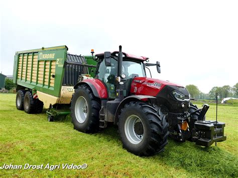 Case IH Nieuwe Case IH Puma 200 CVXDrive AFS Met Krone ZX 430 GD