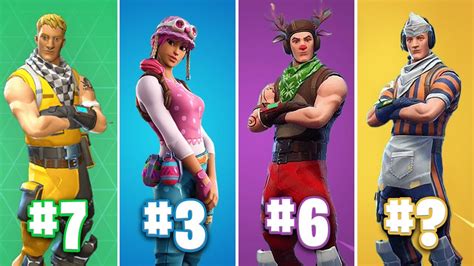 15 Most Tryhard 800 V Buck Skins In Fortnite Youtube