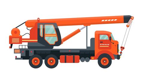 Truck Loading Cartoons With Cranes