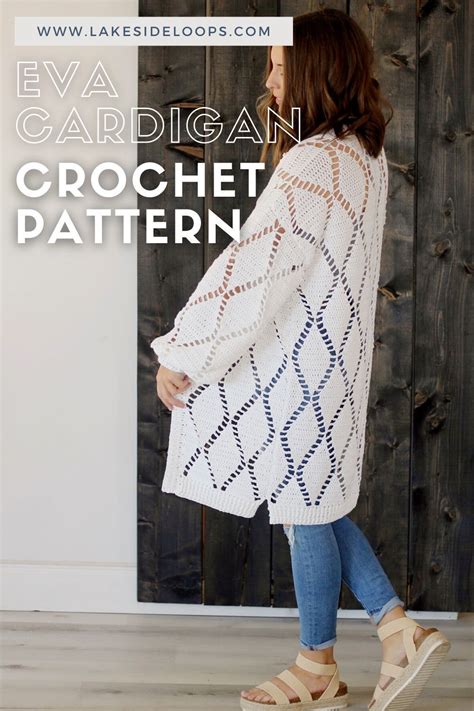 Eva Crochet Summer Cardigan Free Pattern Lakeside Loops Crochet