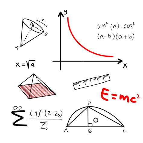 Math Equations Png Image Simple Math Doodle With Equation Mathematic