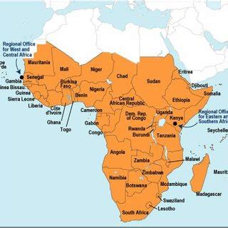 Map of Sub-Saharan Africa | Download Scientific Diagram