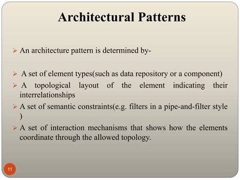 Architectural styles and patterns