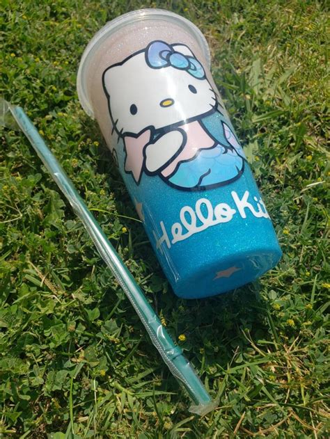 Hello Kitty Mermaid Starbucks Tumbler Cup Etsy