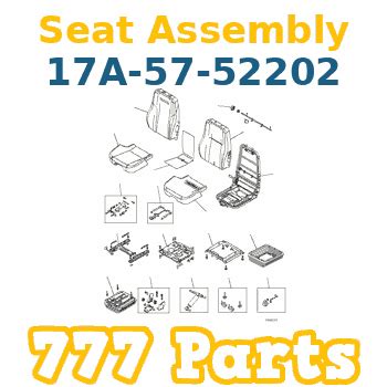 komatsu seat assembly
