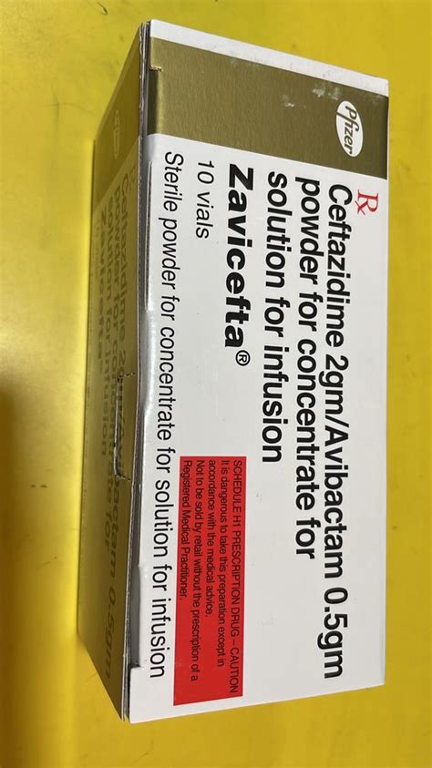 Zavicefta 2 5 Gm At Rs 3550 Vial Ceftazidime Injection In Bengaluru