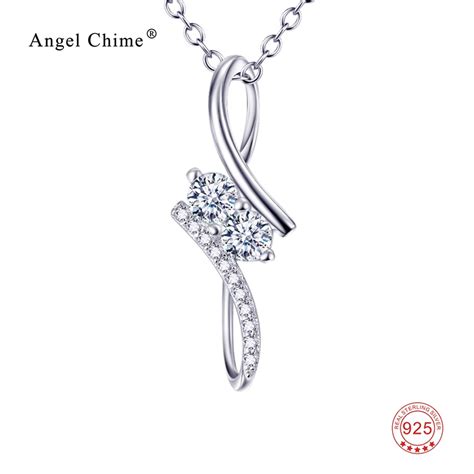 Infinity Liefde Crystal Cz Hanger Sterling Zilveren Choker