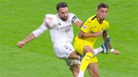 Real Madrid Villarreal Les Terribles Images De Carvajal Qui Hurle De