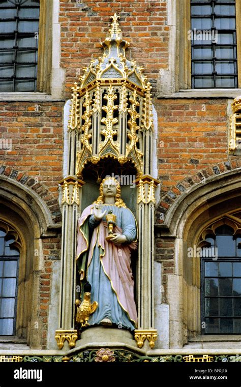 Gatehouse University Colleges England Uk English Saints Statues Hi Res