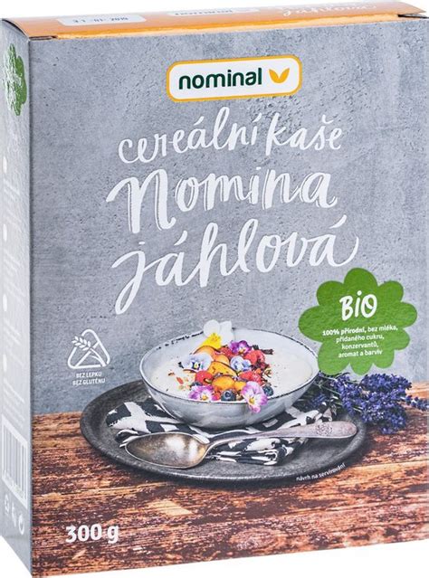 Nomina cereální kaše Jáhlová Bio 300 g od 43 Kč Zbozi cz