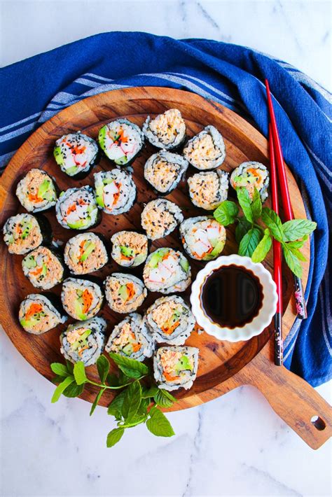 (Tuna Sushi Rolls and California Roll ) – Maral in the Kitchen