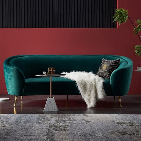 Dark Green Velvet Sofa Uk | Cabinets Matttroy