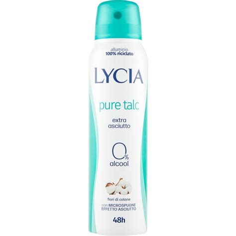 Deodorante Spray Pure Talc LYCIA 150 ML Coop Shop