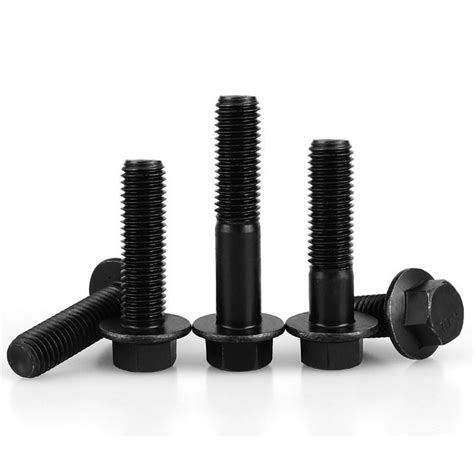 High Strength Grade 4 8 8 8 10 9 12 9 Black Oxide Din6921 Flange Bolts