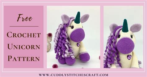 Free Unicorn Crochet Pattern Easy To Follow Amigurumi Cuddly