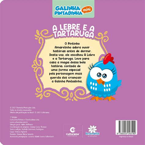 Contos Classicos Galinha Pintadinha Mini A Lebre E A Tartaruga