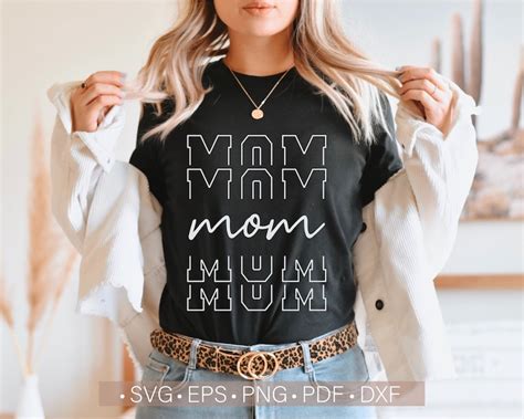 Stacked Mom Svg Mom Shirt Svg Retro Mama Svg Mom Life Svg Etsy Canada