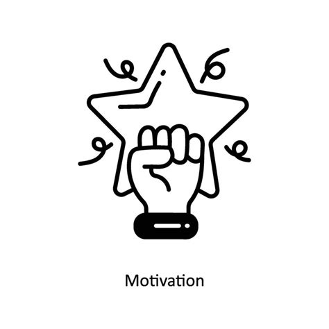 Motivation doodle Icon Design illustration. Startup Symbol on White background EPS 10 File ...