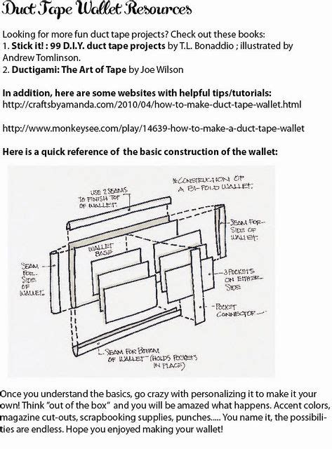 DIY Duct Tape Wallet Tutorial
