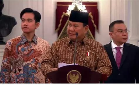 Ini Daftar Menko Kabinet Merah Putih Prabowo Gibran