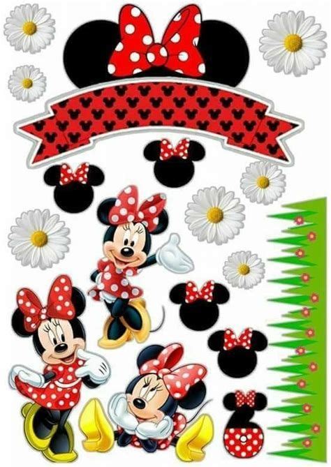 Descobrir 87 Imagem Topo De Bolo Minnie Para Imprimir Br