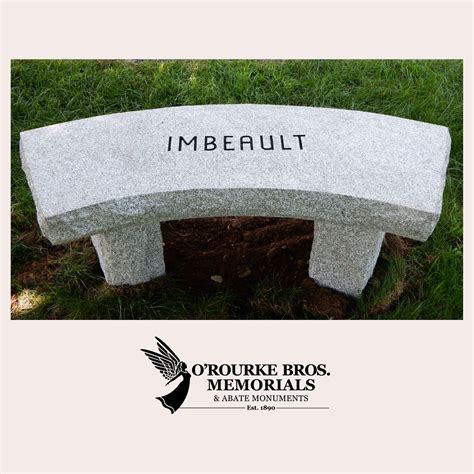 Memorial Benches | O'Rourke Bros. Memorials & Abate Monuments