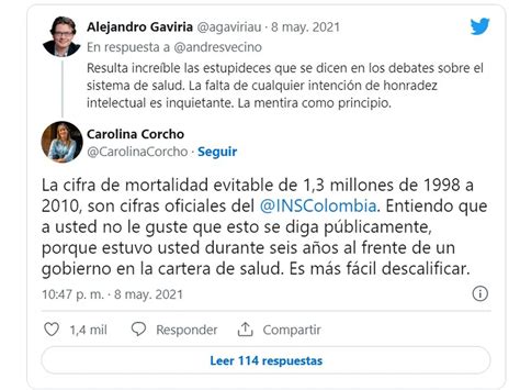 Cuando Alejandro Gaviria Tildaba De “estupideces” Las Afirmaciones De