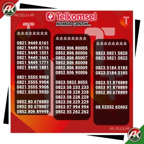 Jual No Cantik Telkomsel Simpati As Loop Kartu Perdana Nomor Cantik