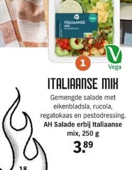 AH Salade Erbij Italiaanse Mix Aanbieding Bij Albert Heijn 1Folders Nl