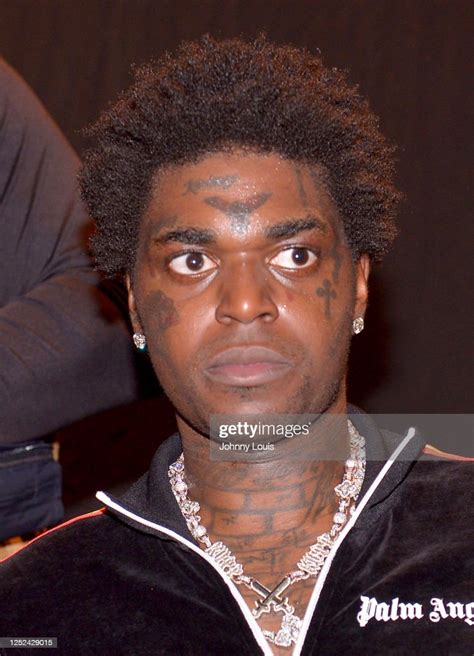 Rapper Kodak Black Poses For Portrait Backstage During Druski News