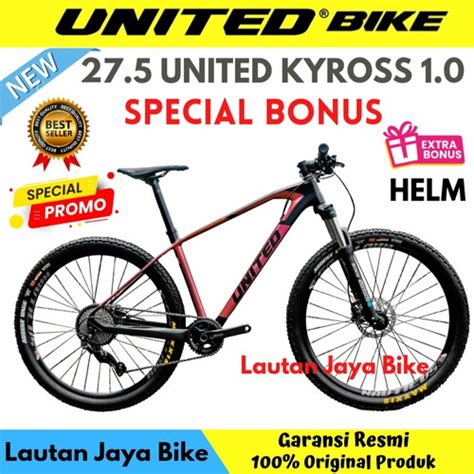 Jual Sepeda Mtb United Kyross Frame Carbon Sp Kab Bogor