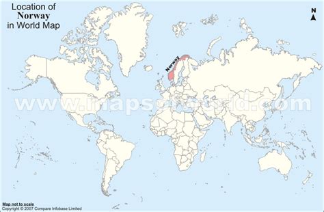 Norway On The World Map United States Map