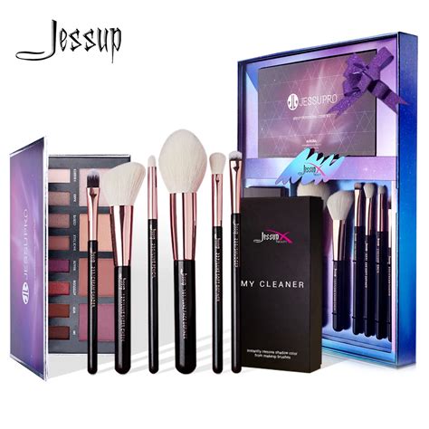 Jessup Juego De Pinceles De Maquillaje Herramientas De Belleza Sombra