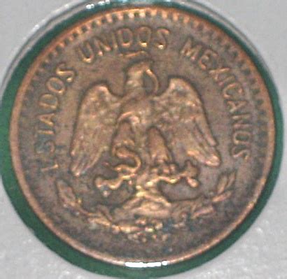 Monedas De M Xico Y El Mundo M Xico Un Centavo De Monograma