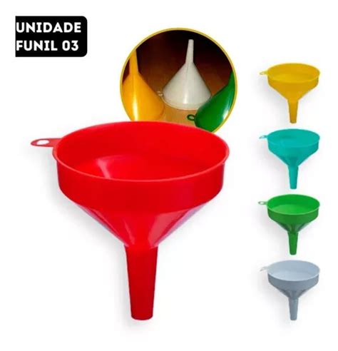 Embudo de cocina Alves Funil de Plástico 03 color variado MercadoLibre