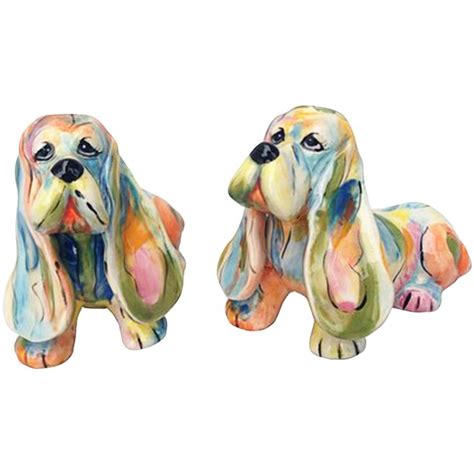 Cocker Spaniel Salt Pepper Shakers Blue Sky Stuffed Peppers Salt