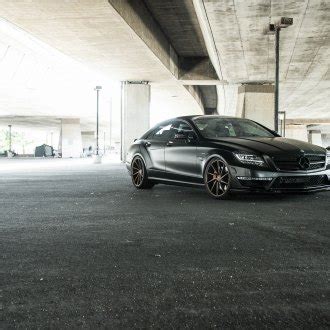 Stanced Out Mercedes Cls With Sport Suspension And Vossen Rims