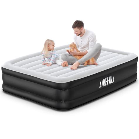 Airefina Air Mattress Full With Built In Pump Double Inflatable