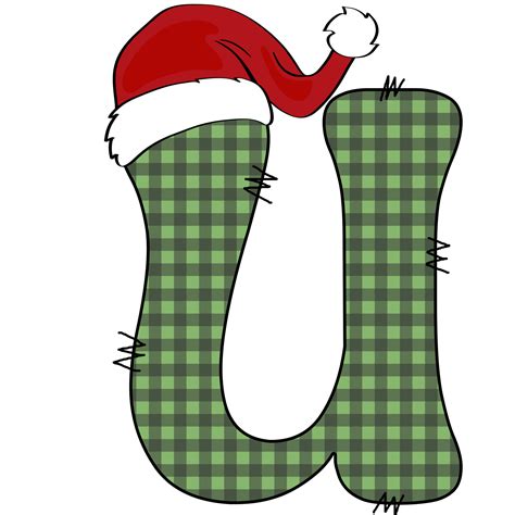 Christmas Alphabet Design 15162947 Png